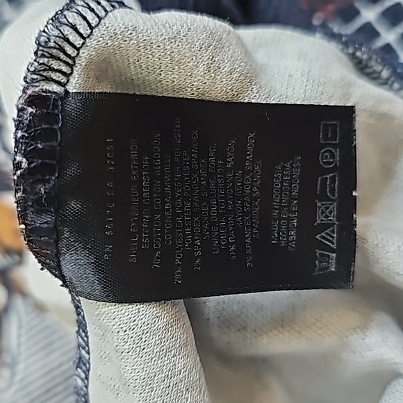 SALE Anthropologie Maeve Fairchild Flared Dress Fit & Flare Floral Stretch Large - Picture 7 of 9